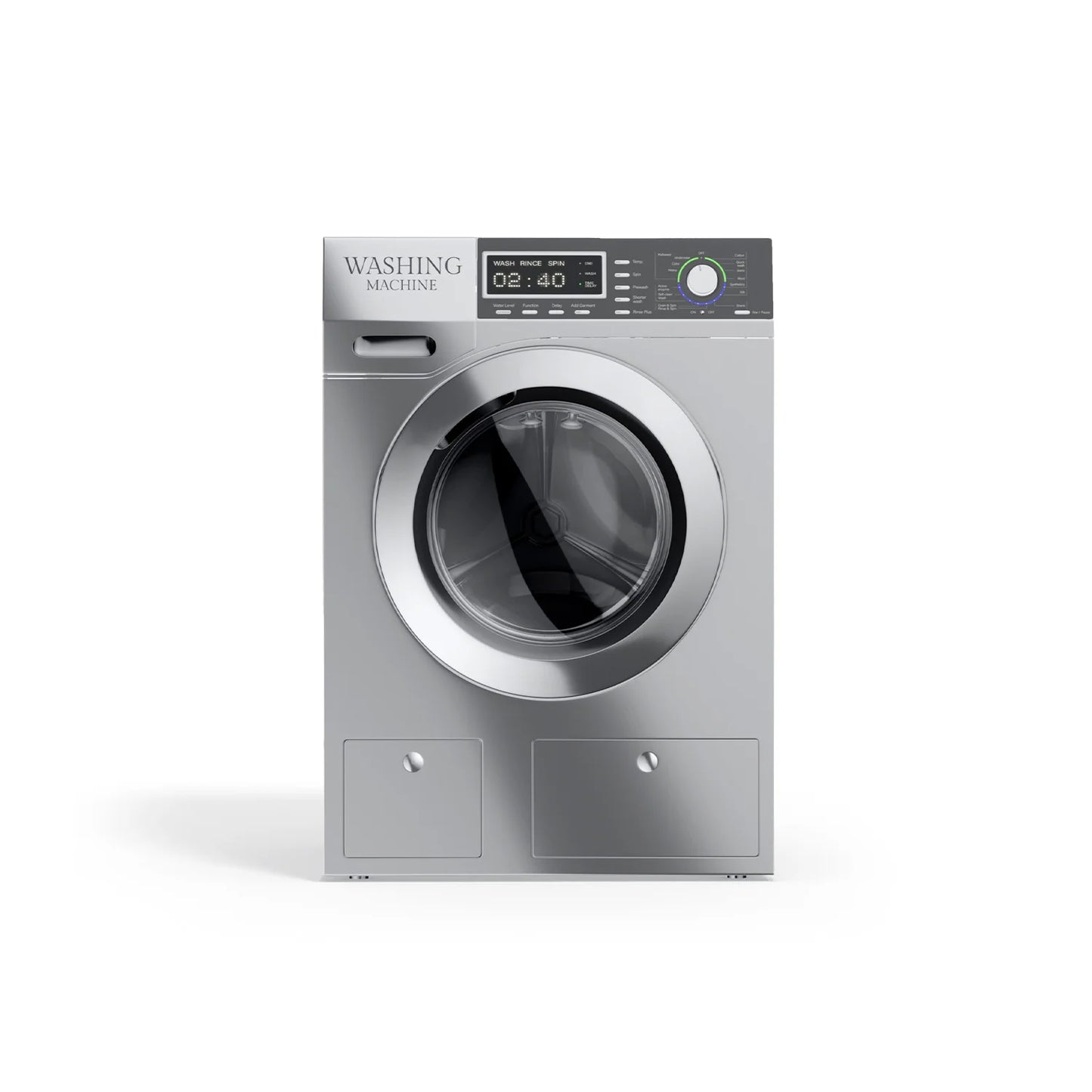 AI Powered Front Load Washing Machine 2X Power Steam