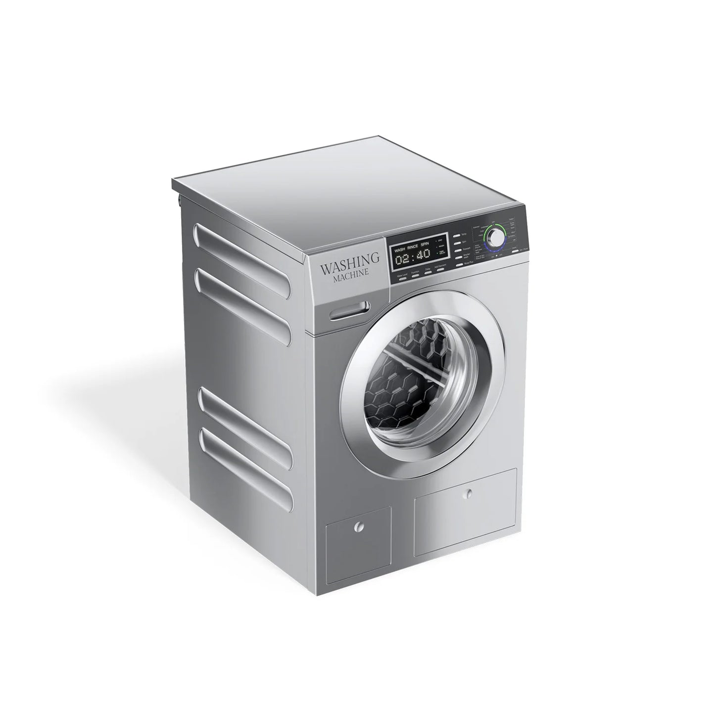 AI Powered Front Load Washing Machine 2X Power Steam